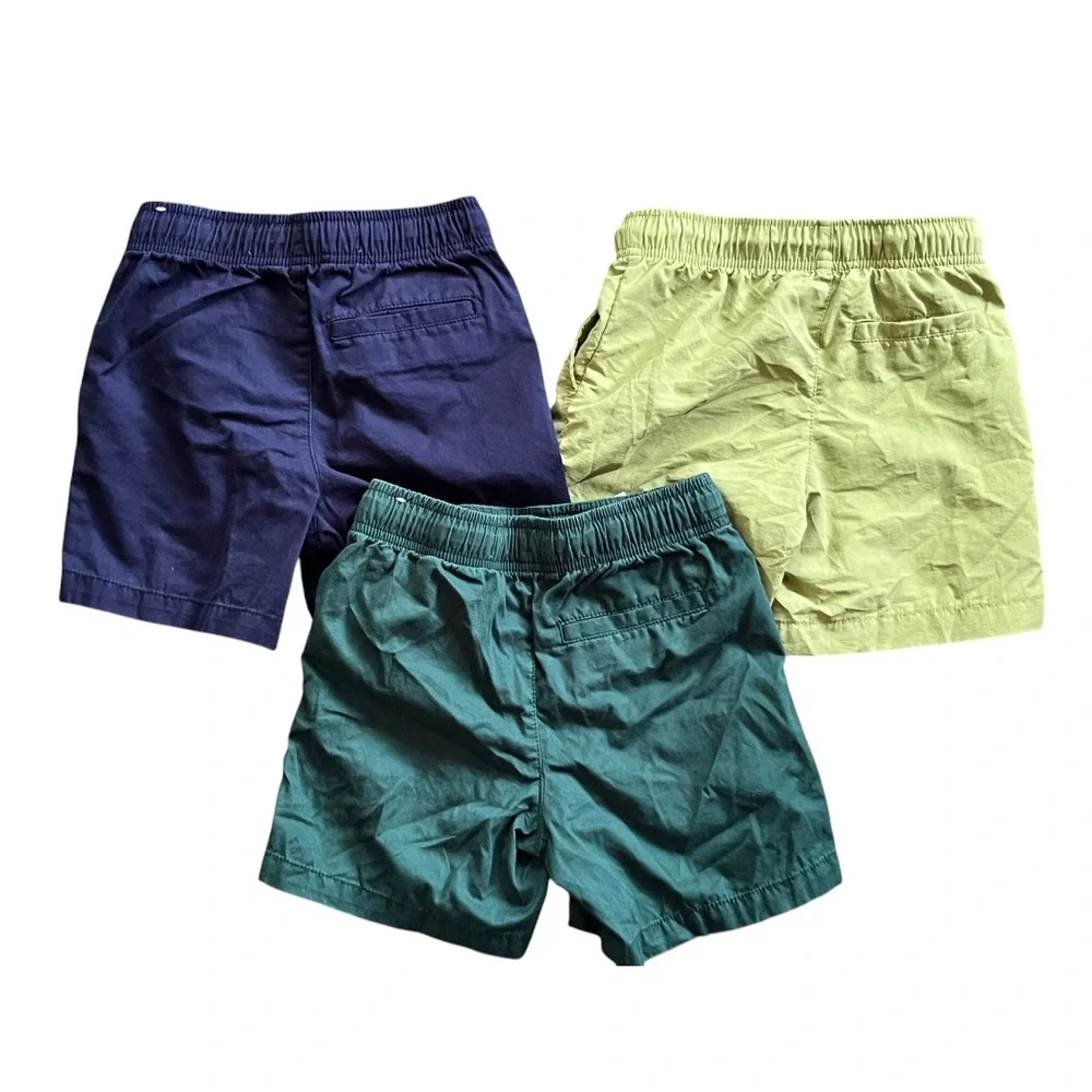 BOYS LOT OF SHORTS Blue Green Teal DOCK SHORT & JOGGER SHORT Old Navy S 6-7